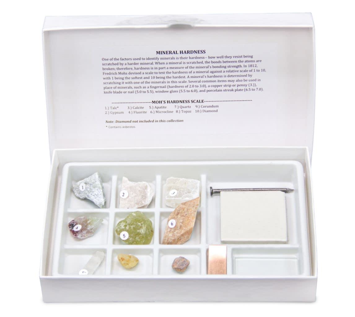 King Mariot Medical EquipmentsMoh's Hardness Crystalline Form Scale Collection Lab Activity Geology Simulation Education Biology Group Learning.