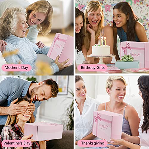 Birthday Gifts For Women,Spa Gift Basket For Women Mothers Day Gifts For Mom Wife Sister Aunt Teacher Best Friend Christmas Gifts For Her,Pink Birthday Gift Box For Women Self Care Gift Bday Presents #TOP6