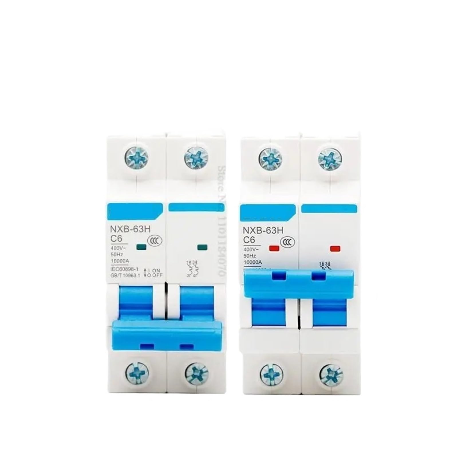 TYEXCZARF 1PCS NXB-63H 10KA 1P 2P 3P 4P Mini Circuit Breaker Air Switch DZ47(20A)