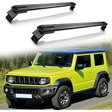 2Pcs Fits for Suzuki JIMNY 2019-2024 Aluminum Roof Rail Rack Cross Bar Crossbar