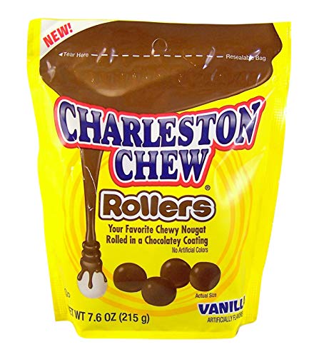 Charleston Chew Rollers Vanilla Snack-To-Go Resealable Bag, 7.6 oz - image 1