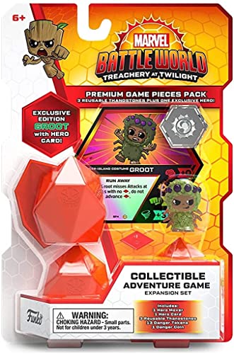 Jeu d'aventure Marvel Battleworld Treachery at Twilight avec figurine Groot