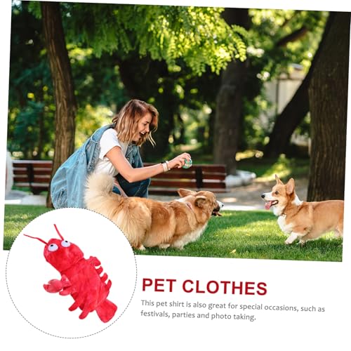 Disfraz de Langosta rojo para perro pequeño talla XS miniatura 6
