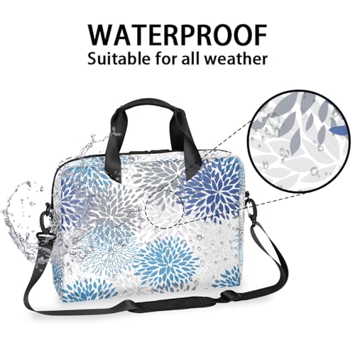 Bolso para portátil con patrón floral de 16 pulgadas miniatura 2