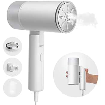 Amazon | スチームアイロン 衣類スチーマー ハンガーにかけた