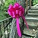 Fuchsia Rose Pink Pull Bows with Tails - 8