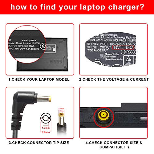 AC Adapter for Acer G277HL GN246HL H257HU R271 R221Q UT220HQL XG270HU LED Monitor Power Supply
