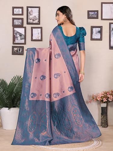 Image of Avantika Fashion Women's Kanjivaram Soft Silk Banarasi Sarees With Blouse Piece For Women