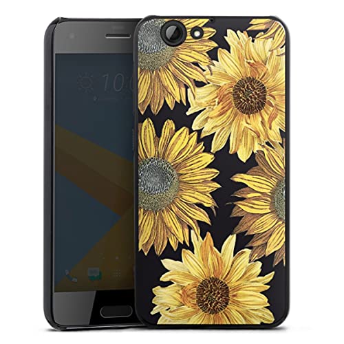 Coque Compatible avec HTC One A9 s Étui Housse Rétro Tournesol Peinture