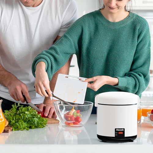 Mini Rice Cooker 1 Cups Uncooked (2-3 Cups Cooked), Rice Cooker Small with Removable Nonstick Pot, One Touch&Keep Warm Function, Portable Travel Rice Cooker for Soup Grain Oatmeal Veggie, Black and Red - Thumbnail 7