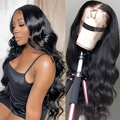 Deove Hair Body Wave wigs 13x4 Lace Frontal Wigs 9A Grade 150% Density Lace Front Human Hair Wigs Body Wave Wigs For Black Women (13x4 Body Wave Lace Front Wigs, 28 Inch)