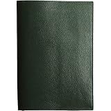 [BLUE SINCERE] ブックカバー A5 本革 レザー しおり付き a5判 厚い本 対応 カバー ベジタブルタンニン鞣し 牛革 本カバー ブランド メンズ レディース / Paperback3 ペーパーバック3 BKC3 (ディープグリーン)