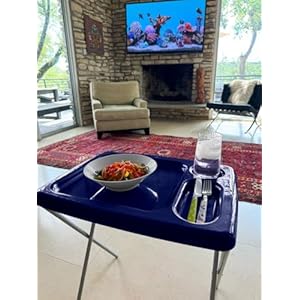 Foldingtvtraytablesetof2flagblue17x22x26inchesportableindooroutdoorglampingtrayswithspacefortvdinnerslaptoputensilsanddrinks Urban Country Home Decor Folding tv tray table set of 2 flag blue 17 x 22 x 26 inches portable indoor outdoor glamping trays with space for tv dinners laptop utensils and drinks urban country home decor