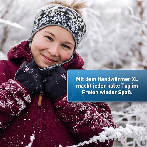 THE HEAT COMPANY Handwärmer XL - 10 Stück - EXTRA WARM - großer Taschenwärmer - Wärmekissen - 24 Stunden warme Hände - sofort einsatzbereit - luftaktiviert - rein natürlich