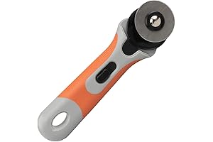 Craft County 45mm Rotary Cutter: Precision Cutting for Fabric, Leather, Vinyl, and More