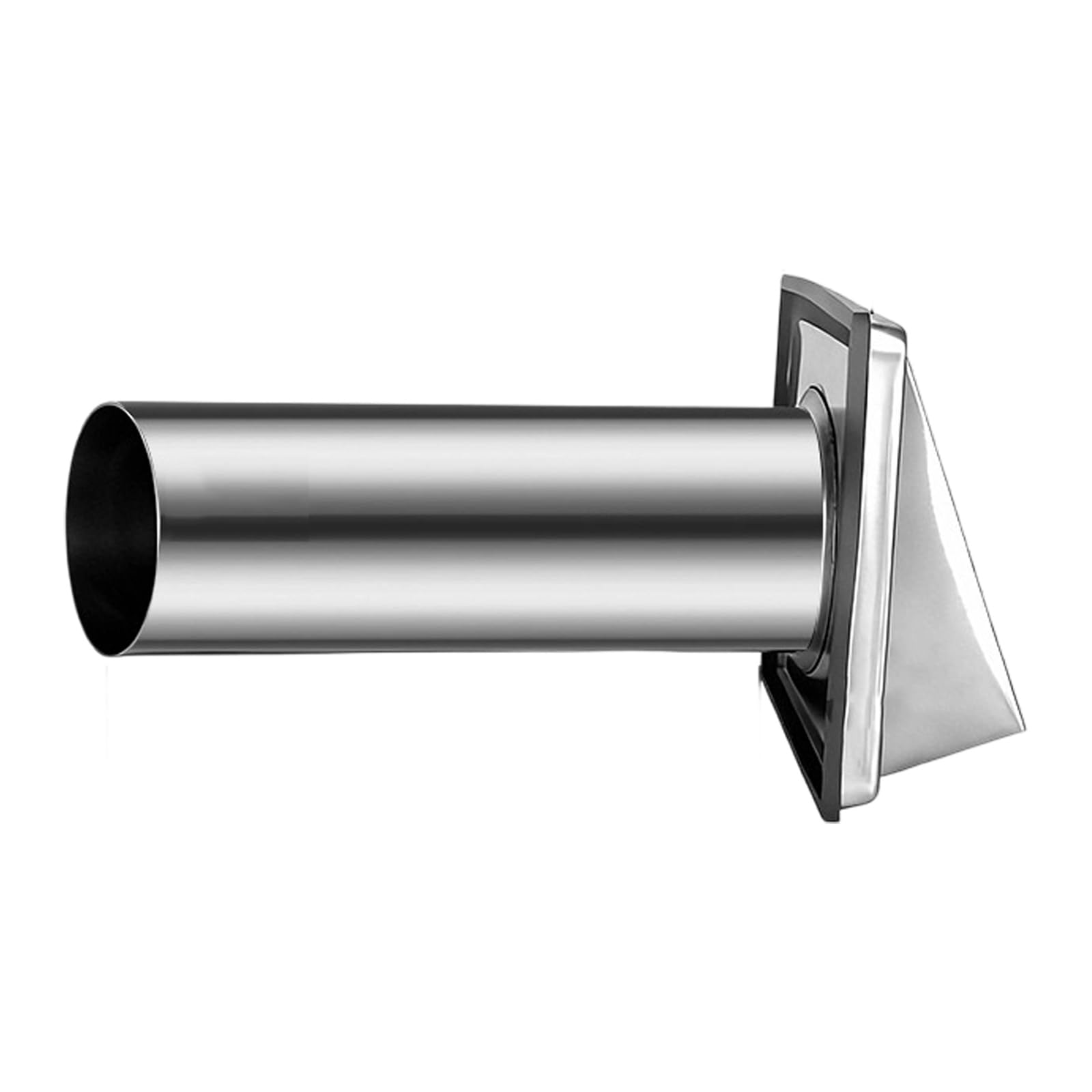 Laikoutd Multicolor Stainless Steel External Wall Rain Hat Extended Air Outlet Wall Air Vent Extract Valves Grille Ducting Cover Enduring Grille Ducting Cover