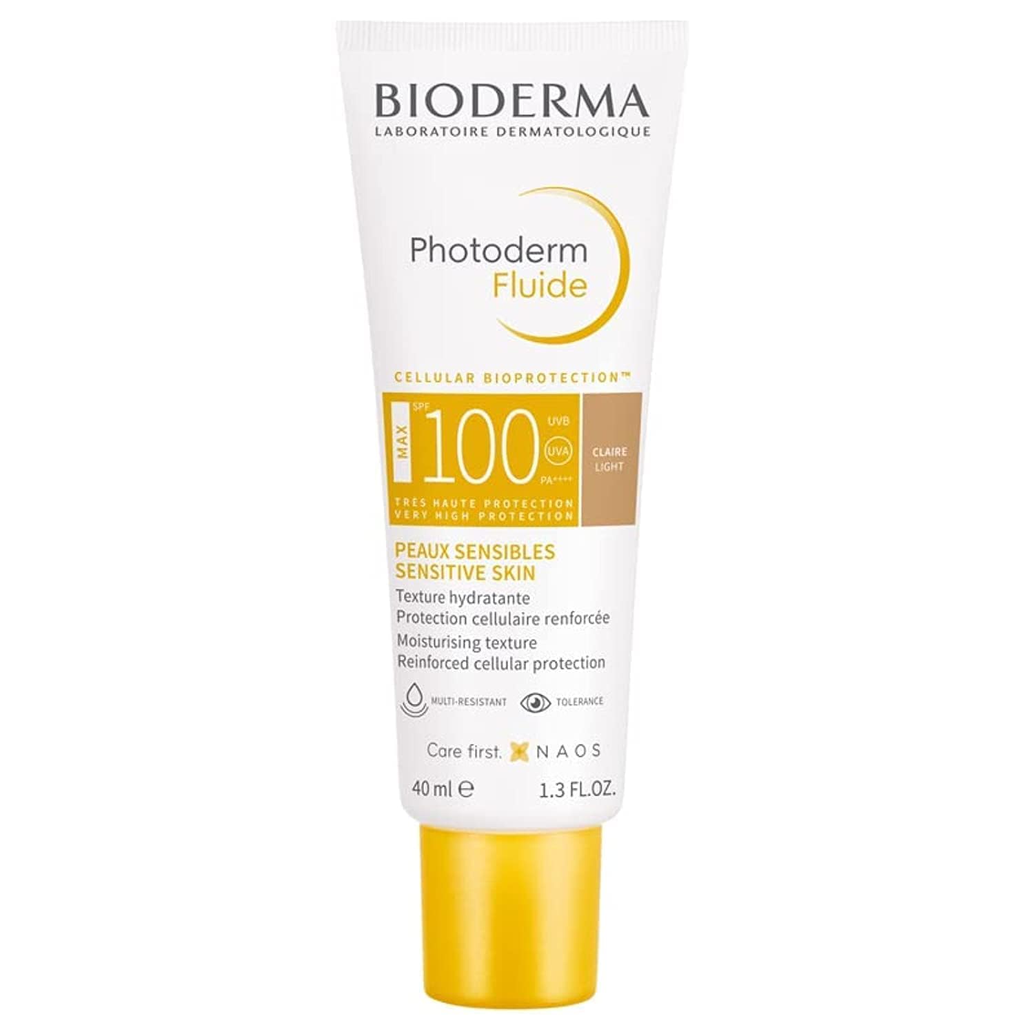 Photoderm Fluide MAX SPF100 Claire Light, The maximum sensory protection Extreme conditions Sensitive skin - 40ml