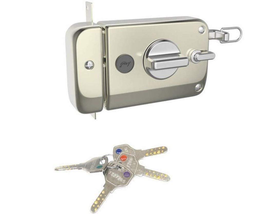 Godrej Locks Ultra XL+ Twinbolt 1CK Satin Nickel,Alloy Steel Combination Door Lock (6082-Inside opening,Silver, Pack of 1) (B00IMWU8K0) Amazon Price History, Amazon Price Tracker