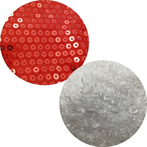 Luwint Colorful Led Flashing Sequin Scarf - Novelty Cool Lights Up Rave Clothing Accessories Toys Gifts For Women Kids Halloween Costume Birthday Party Games Ideas (Red) #TOP4