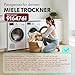 Premium Sockelfilter passend für Miele T1 9164761-2x Filter für Wäschetrockner- & Wärmepumpentrockner - 207 x 157 x 30mm - Schwammfilter Filtermatte für Active, EditionEco, Silence, SpeedCare, uvm.