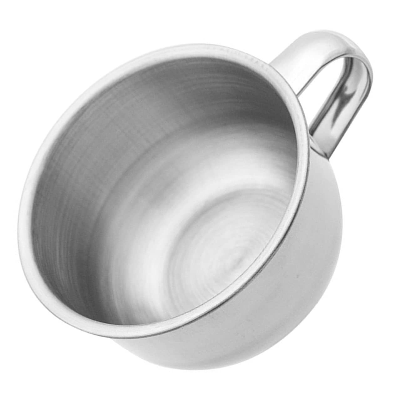 DOITOOL Shaving Bowl Soap Shaving Cream Beard Metal Shave Stainless Steel Shaving Cup Round Supplies Man
