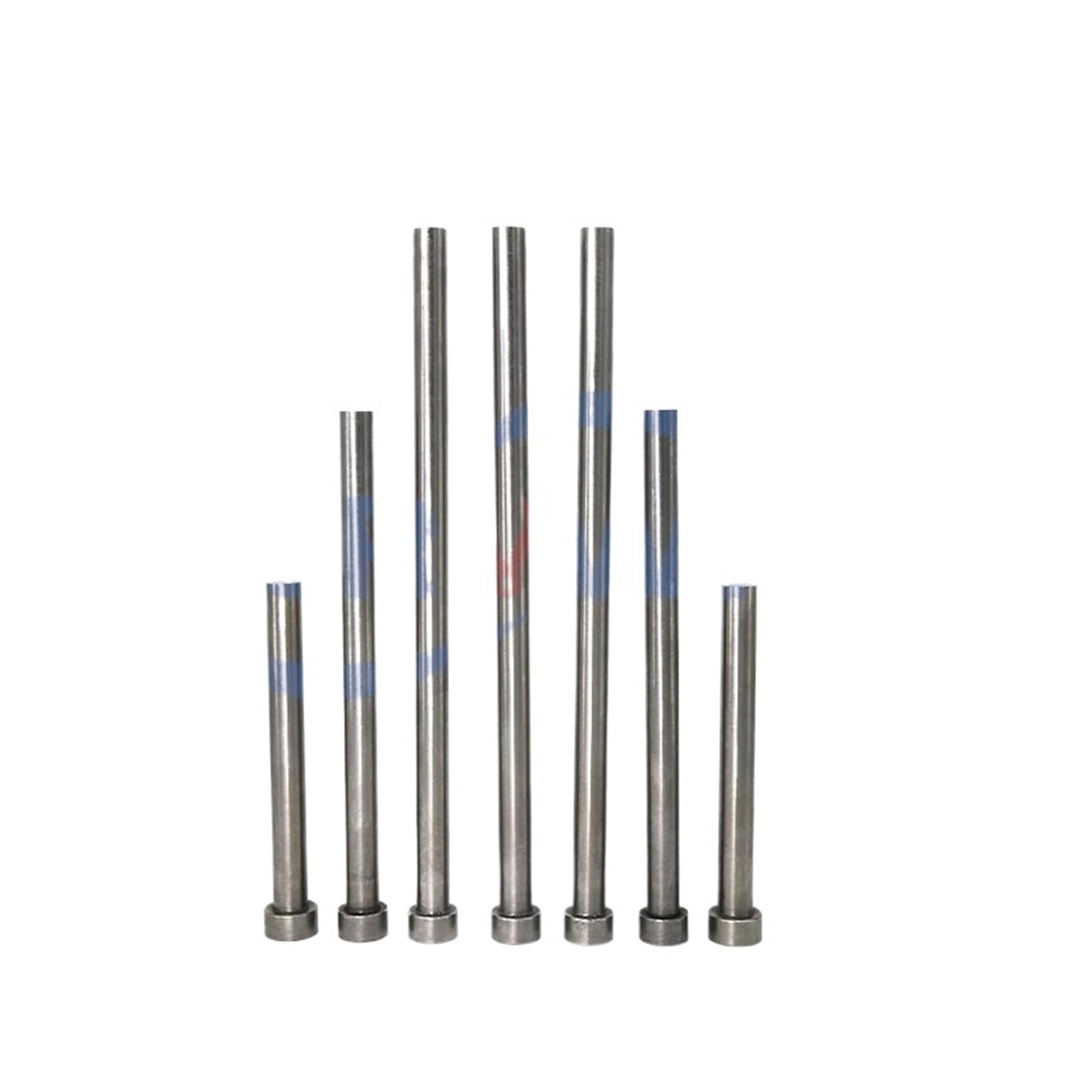 Broches d'éjection droites en acier 65Mn de 200mm pour fabrication de moules de précision - 50 pcs