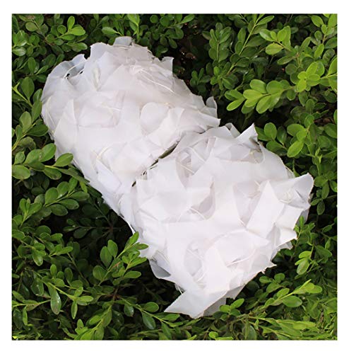 Filet de camouflage blanc militaire wangk pour ombrage et jardin 3x3m