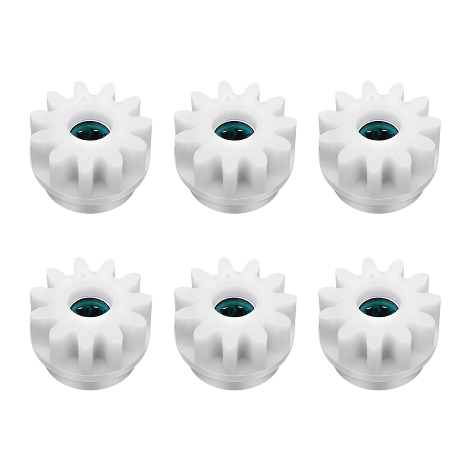 Elnwnnkc 6PCS Easy Installation Gear Component for Mops for Quick Setups Enhances Cleaning Efficiency and Robust Wear Resistance Metal Part