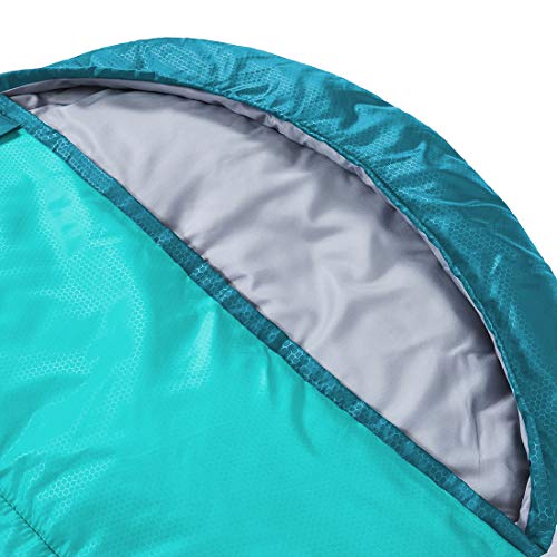 Oaskys Saco de dormir para acampamento – 3 estações de clima quente e frio – verão, primavera, outon