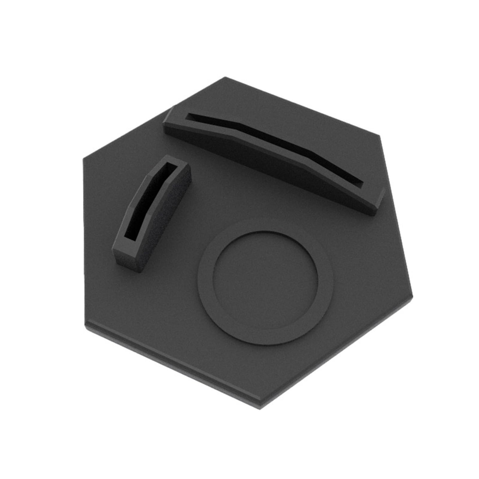 Shurhome Multipurpose Coffee Accessories Hexagonal Tray with Compartments for Kitchen & Countertop Storage Coffee Tool Tray