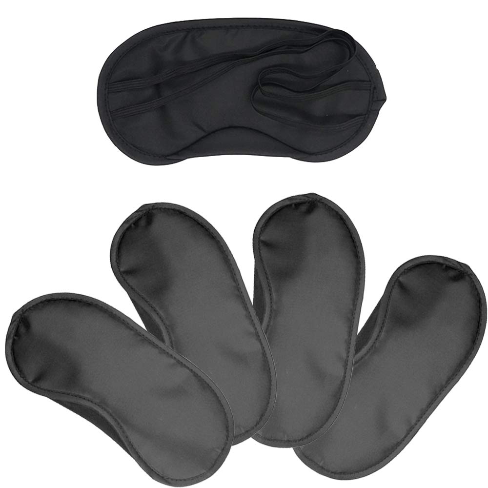 Gativs Lot De 20 Masques De Sommeil Noirs - Masque Yeux Confortable - Bandeau Sommeil Voyage & Sieste