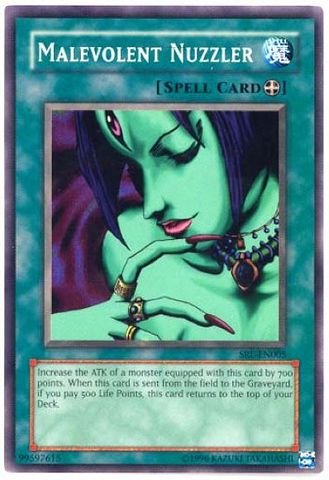 Amazon.com: YU-GI-OH! - Malevolent Nuzzler (SRL-EN005) - Spell Ruler -  Unlimited Edition