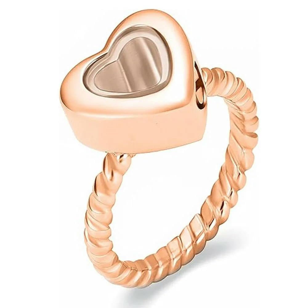 Bijoux urnes souvenir en acier or rose pour garder les cendres de votre animal