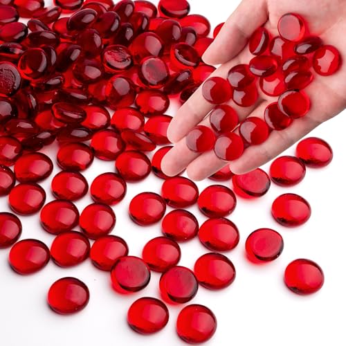 Meschett Red Glass Marbles