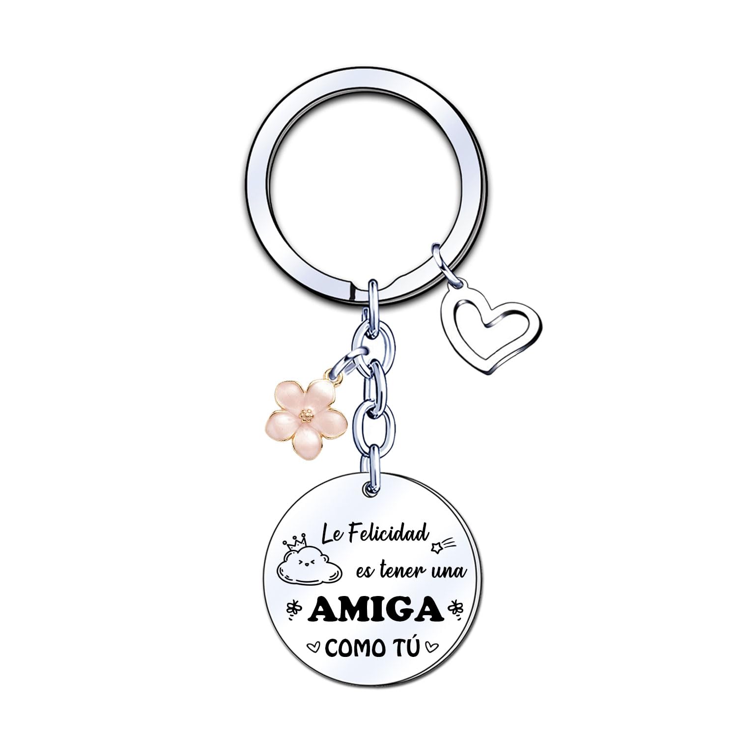 YJYJZX Regalos amigos llaveros regalo amiga llaveros regalo personalizado y divertido compañeros de trabajo Regalo Compañera Trabajo Regalo Despedida Compañera de Trabajo Regalos para Amigas