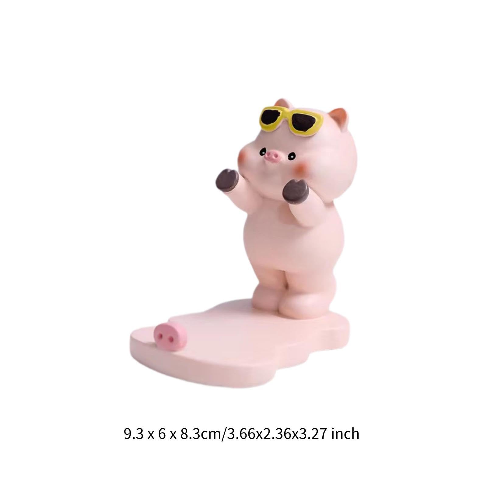 Amazon.co.jp: BaotyJie かわいい豚の電話スタンド、スマートフォン