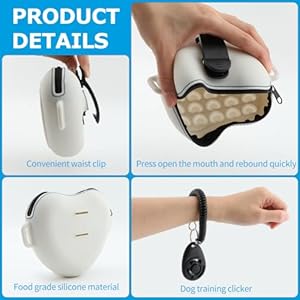 Dog-Treat-Pouch-with-Training-Clicker-Silicone-Treat-Bag-Fanny-Pack-with-Waist-Belt-for-Pet-Training-Walking-Upgrade-Stronger-Magnetic-Closure-to-Avoid-Spilling - Cucciolini Doodles   Dog-Treat-Pouch-with-Training-Clicker-Silicone-Treat-Bag-Fanny-Pack-with-Waist-Belt-for-Pet-Training-Walking-Upgrade-Stronger-Magnetic-Closure-to-Avoid-Spilling