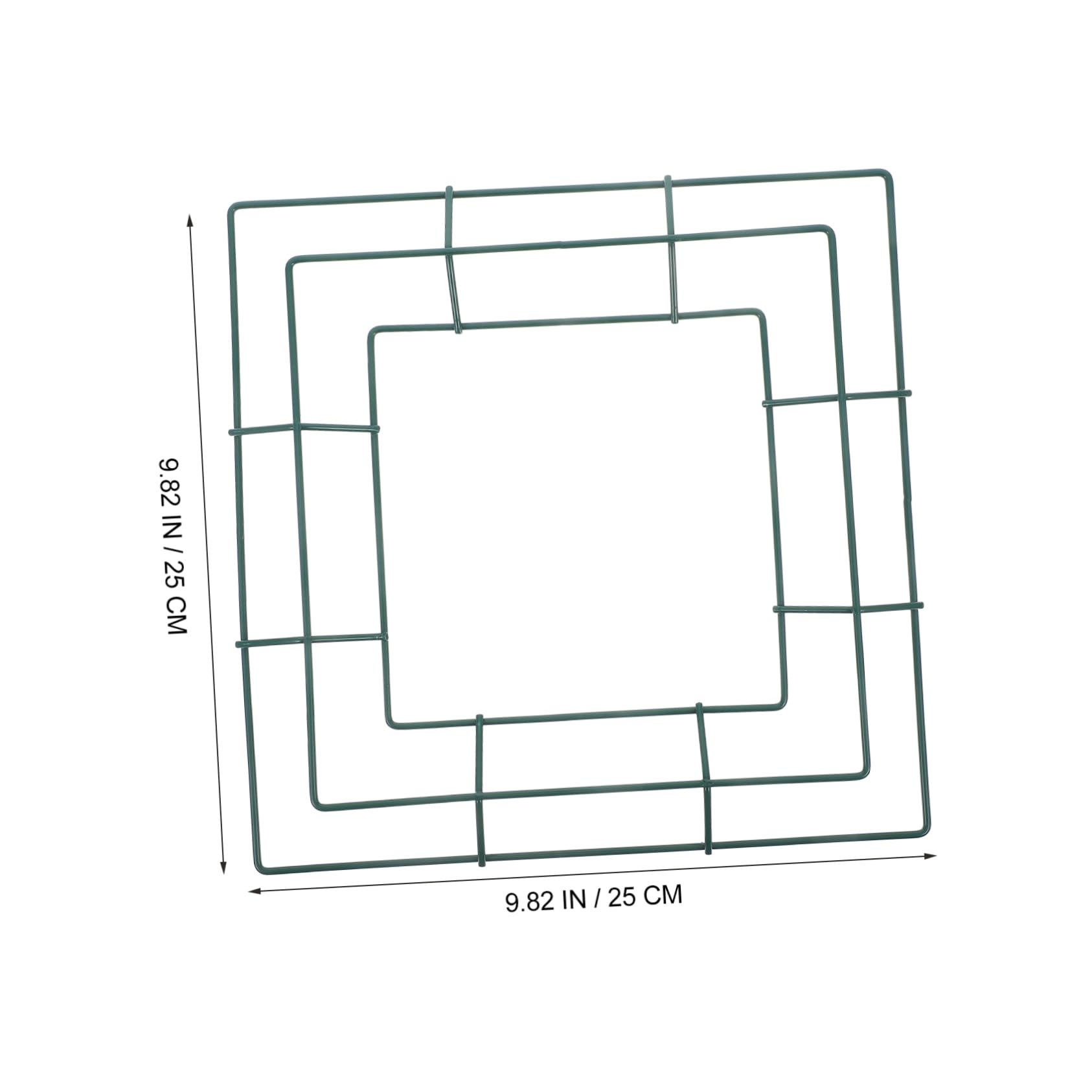 ERINGOGO Metal Floral Frame Iron Wire Wreath Forms DIY Wreath Support Wall Mount Decor