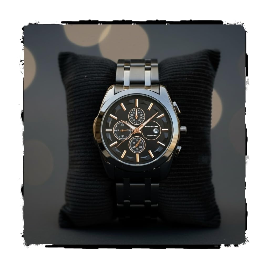 TST Black Adjustable Free Size Lock Date Function Working Analog Watch - for Men ()-image-41