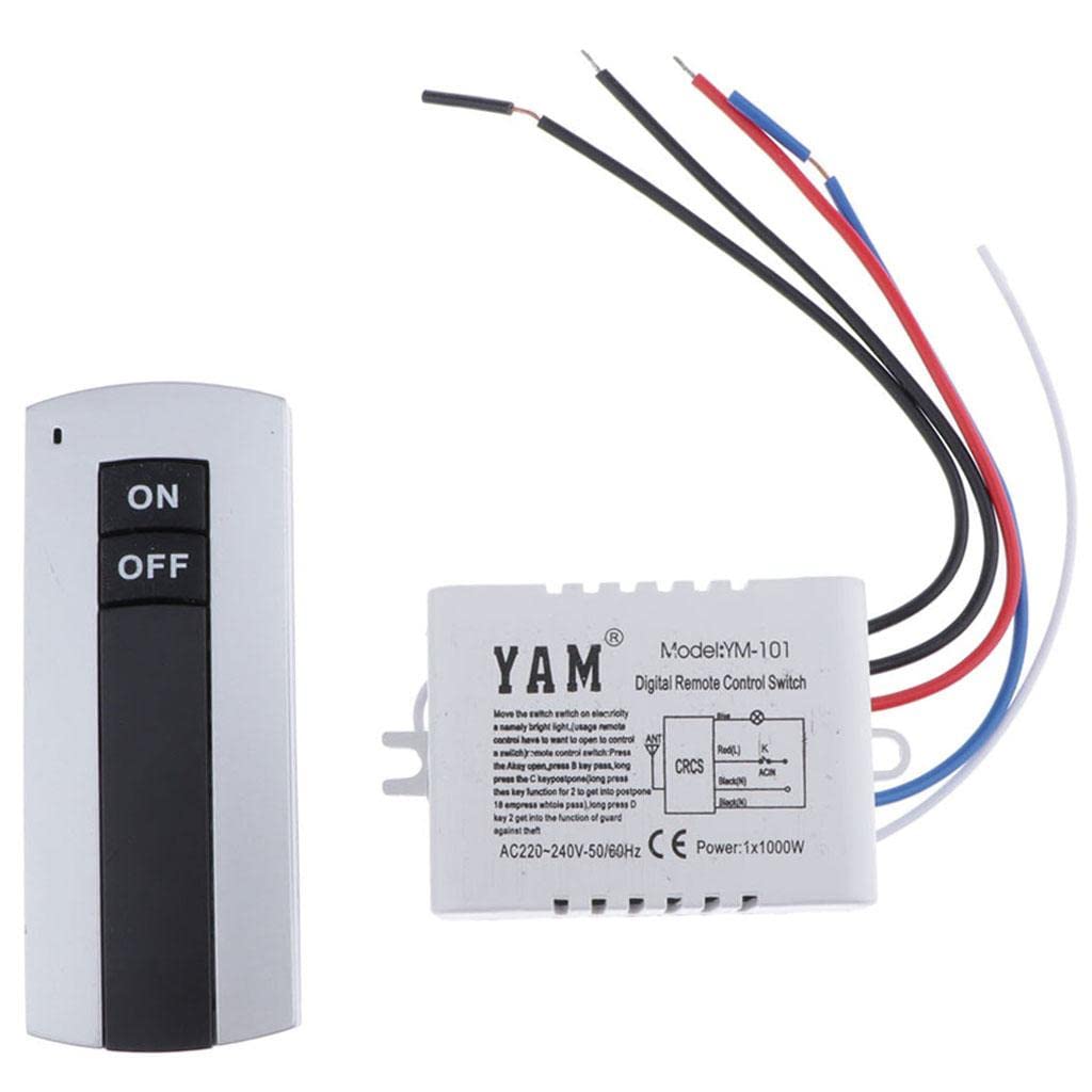 HEAVENGLOW Lamp Light Digital Remote Control Switch for Home Garden Warhouse 1 Way-image-39