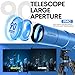 Dianfan Telescope, 90mm Aperture 550mm - Astronomical Telescope for Adults High Powered,Portable Telescopes Fully Multi-Coated High Transmission with Tripod, Phone Adapter, Carrying Bag, Folding Stool