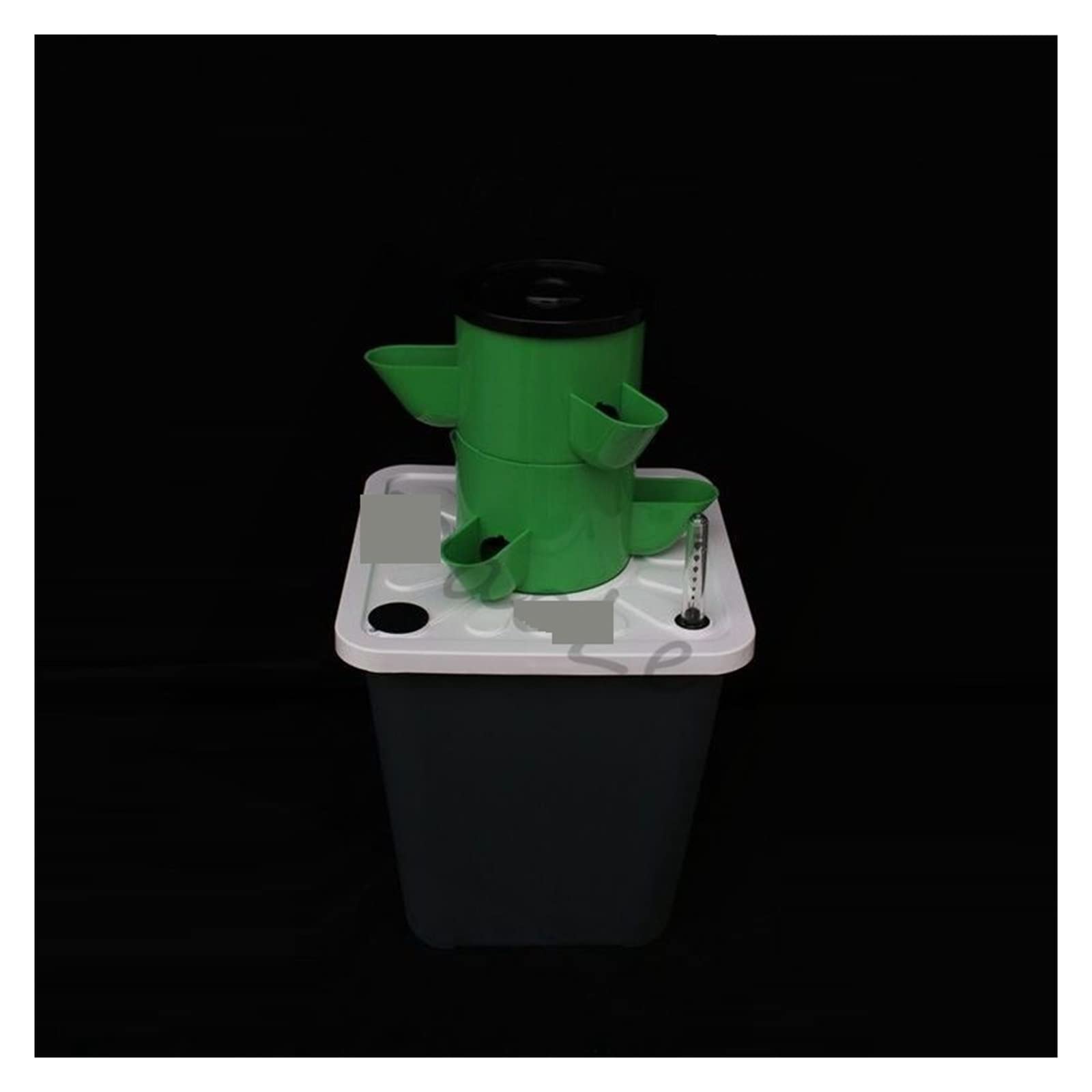 Sistema de cultivo hidropónico Kits de cultivo hidropónico sin suelo for jardín, columna de plantación dimensional for balcón, copas de colonización PP, torre de cultivo de verduras Kit de cultivo hid
