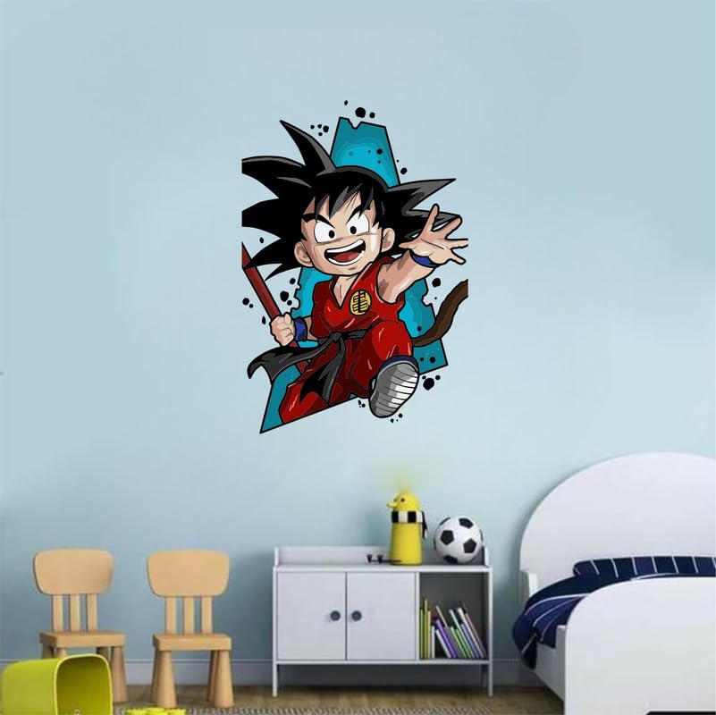 Artistic Decals Stickers Japanese Comics Dragon Ball Z Goku Saiyan Mural Wall Art Decal Kids Room Anime Multi Color Vinly Wall Stickers Pack of 1, Size 41X59 (B0CTGDBB13) Amazon Price History, Amazon Price Tracker
