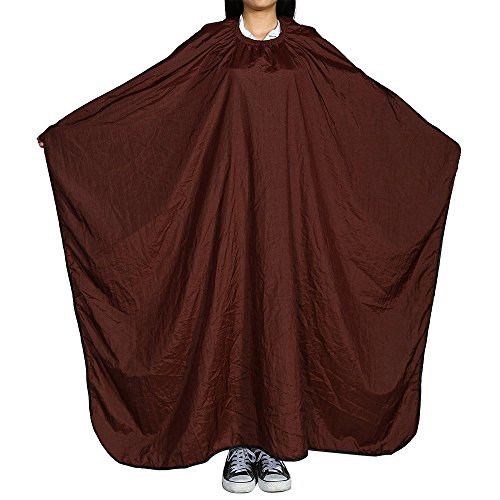 Anself Hair Cutting Cape Shampoo Cloth Hairdressing Salon Apron Crepe Water Resistant