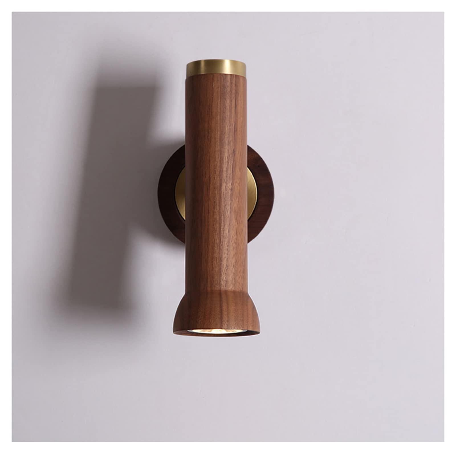 Apliques de pared de madera de nogal con estilo moderno y orientación ajustable 8