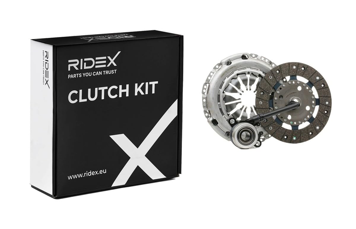 RIDEX 479C0261 Kit de embrague con desembrague central con plato de embrague Revisar/sustituir volante doble masa Compatible con NISSAN Qashqai II J11, J11