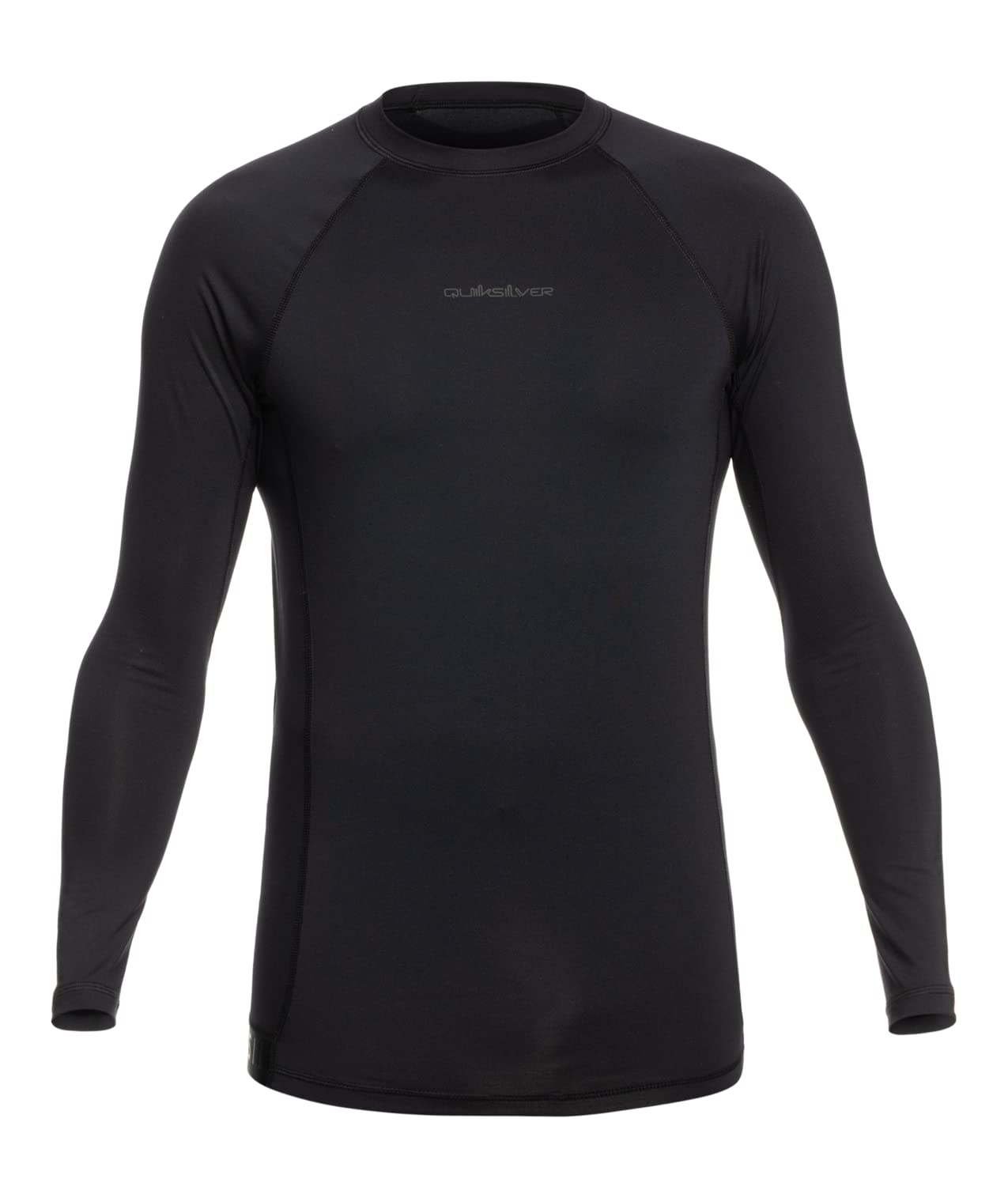 Quiksilver Męska koszulka surfingowa z długim rękawem Rashguard Rash Guard Koszula, czarna, XXL