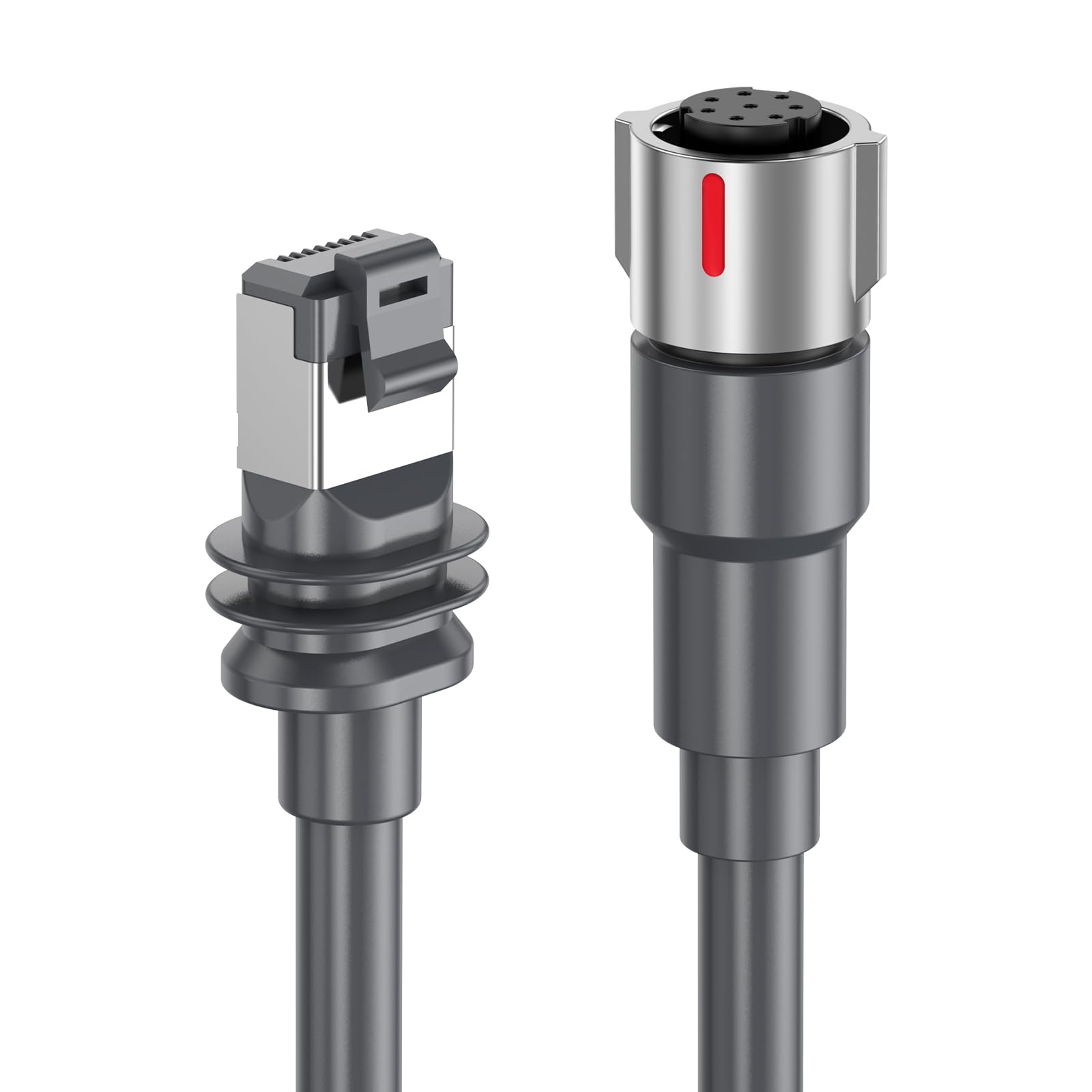EDUP LOVE Starlink Performance Gen 3 - Cavo di prolunga impermeabile, 10 m, cavo di rete Cat 6 ad alta velocità per satellite rettangolare Starlink Gen3, plug-and-play, resistente alle intemperie e