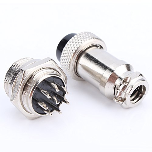 Conector metálico GX16 aviación grado IP67 5A miniatura 1