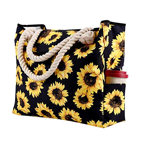 Petit sac à bandoulière jaune en toile pour homme et femme